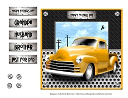 Car Series - Card Topper - Ute