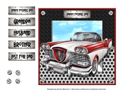 Car Series - Card Topper - Car 6