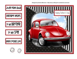 Car Series - Card Topper - Volkswagon