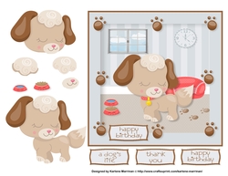 Puppy Paws Card Topper