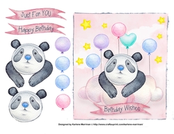 Party Panda Card Topper