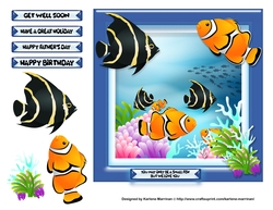In the Aquarium Card Topper
