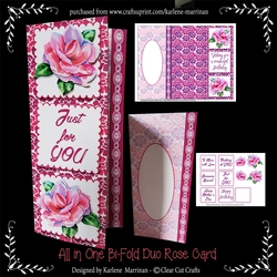 All In One Duo Rose Card