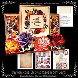 Darken Rose Centre Step Up Card