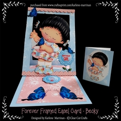 Forever Framed Easel Card - Becky