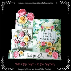 In The Garden Side Step Card