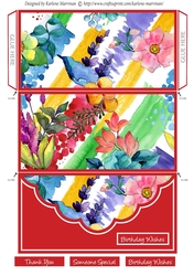 Spring Floral Pocket Series - D - Gift/Voucher/Money/Wallet/Envelopes