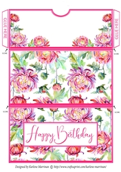 Spring Floral Pocket Series - H - Gift/Voucher/Money/Wallet/Envelopes