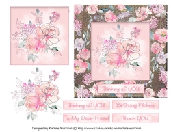 Floral Overlay Card Topper