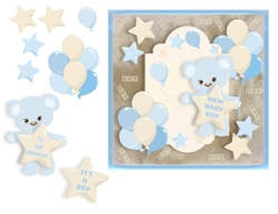 Baby Boy Bear Card Topper