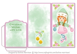 Little Christmas Pixie Voucher, Gift, Money, Pocket, Wallet, Envelope