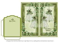 Christmas Bells Voucher, Gift, Money, Pocket, Wallet, Envelope