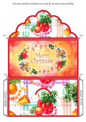 Modern Watercolor Voucher, Gift, Money, Pocket, Wallet, Envelope