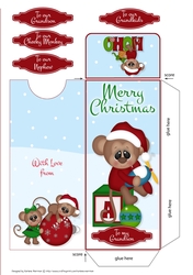 Snowy Cheeky Monkey Gift/Money/Voucher Wallet/Pocket/Envelope