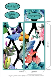 Flower Series-3 Voucher/Gift/Money Wallet/Pocket/Envelope
