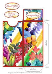 Flower Series-4 Voucher/Gift/Money Wallet/Pocket/Envelope