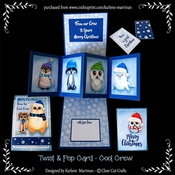 Cool Crew Christmas Twist 8 Pop Up Card