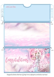 On Cloud 9 Wedding Voucher/Money/Gift Wallet/Pocket Envelope