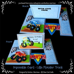 Impossible Card - Little Monster Truck