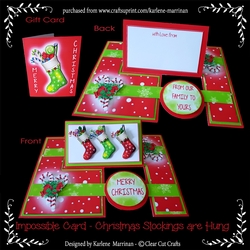 Impossible Card - Christmas Stockings are Hung
