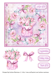 Lace & Grace Card Topper - Design 4