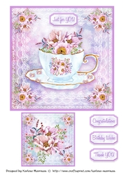 Lace & Grace Card Topper - Design 5