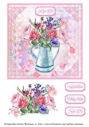 Lace & Grace Card Topper - Design 8