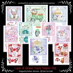 Lace & Grace Card Topper Set