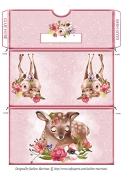 Deer in Spring Gift/Voucher/Money Wallet/Pocket/Envelope
