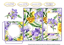 Floral Fever Gift/Voucher/Money Wallet/Pocket/Envelope Design 6