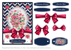 Bright Bows & Bouquet Card Topper