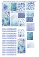 Easy Cut Layout Card Toppers - Blue Blossoms