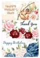 3 Card Topper Floral Sheet - 04