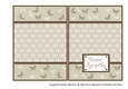 Butterfly Sympathy Card - Brown