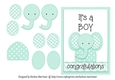 Its a BOY Elephant Card - Mint