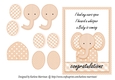 Baby News Elephant Card - Apricot