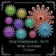 Digital Floral Embellishments - Set 24