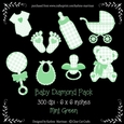 Baby Diamond Set - Green