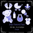 Baby Diamond Set - Purple
