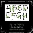 Simply Ivy Alphabet Letters - CU4CU
