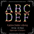 Rugged Rainbow Alphabet Letters - CU4CU