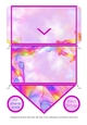 Wispy Ribbon - Pink Gift Voucher Pocket/Money Wallet
