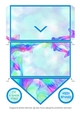 Wispy Ribbon - Blue Gift Voucher Pocket/Money Wallet