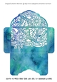 Floral White Insert - Blue alcohol - Gift Voucher Pocket/Money Wallet