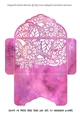 Floral White Insert - Pink alcohol - Gift Voucher Pocket/Money Wallet
