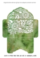 Floral White Insert - Olive alcohol - Gift Voucher Pocket/Money Wallet
