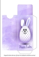 Bunny Egg - Mauve - Gift Voucher Pocket/Money Wallet