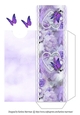 Elegant Floral Butterfly - Mauve - Gift Voucher Pocket/Money Wallet