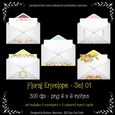 Envelope Embellishments - Set 01 - CU4CU