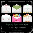 Envelope Embellishments with Sentiments - Set 04 - CU4CU